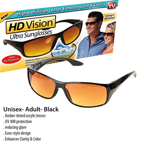 Hd Night Vision Wrap Around Glasses As Seen On Tv Anti Glare Polarized Tvtime Direct