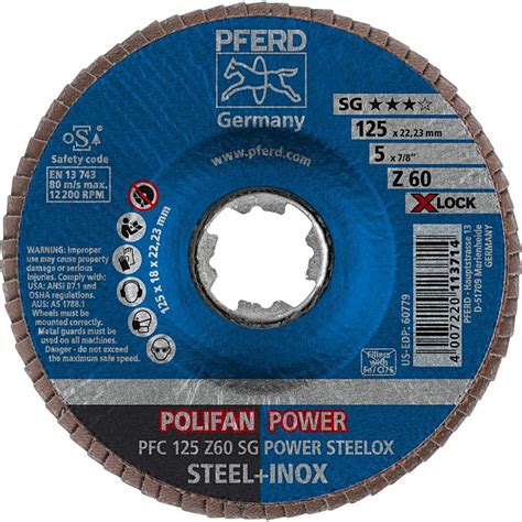 Pferd Polifan Flap Disc Pfc Z Sg Power Steelox X Lock