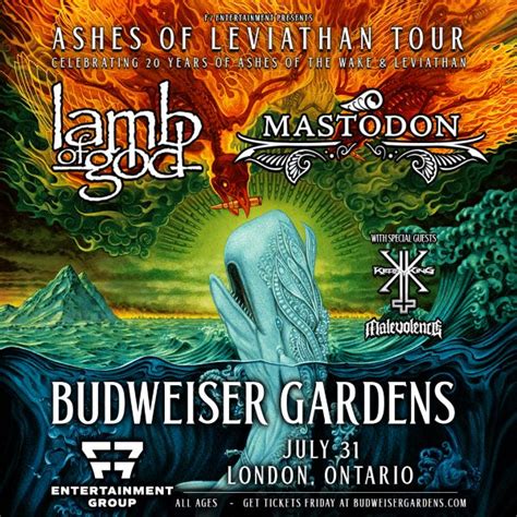 Lamb Of God & Mastodon: ASHES OF LEVIATHAN TOUR | Budweiser Gardens