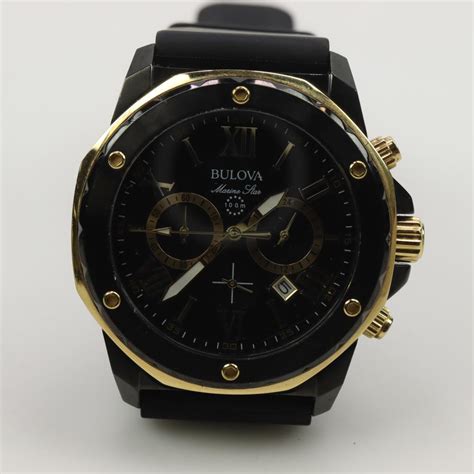 Bulova Marine Star Chronograph Watch Property Room