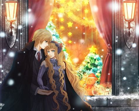 Christmas Anime Couple