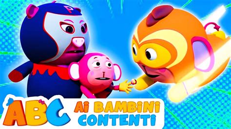 Filastrocche Per Bambini Canzone Di Famiglia Superhero Finger ABC