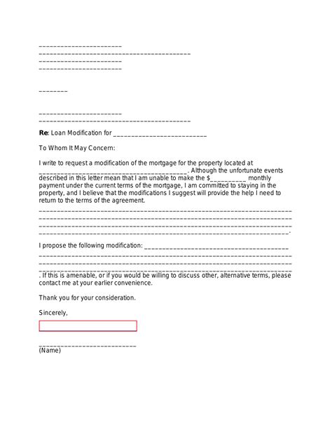 Free Mortgage Financial Hardship Letter Sample Pdf Word Eforms