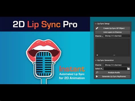 D Lip Sync Pro Automatic Lip Sync For Blender Animations Youtube