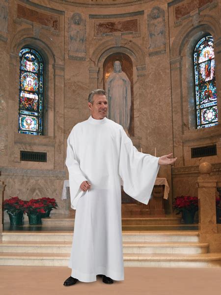 White Clergy Bishop Cassock Clergy Apparel Church Robes