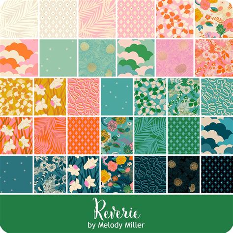 Fat Quarter Bundle REVERIE By Melody Miller For Ruby Star Society 33