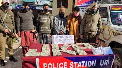 J K Police S War On Drugs Continues Peddlers Nabbed In Baramulla