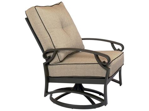 Lane Venture Monterey Cushion Aluminum Swivel Rocker Patio Lounge Chair