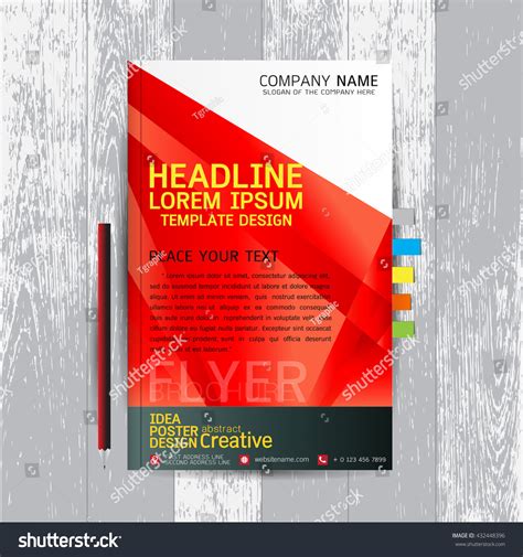 Brochure Flyers Poster Design Layout Template Stock Vector Royalty