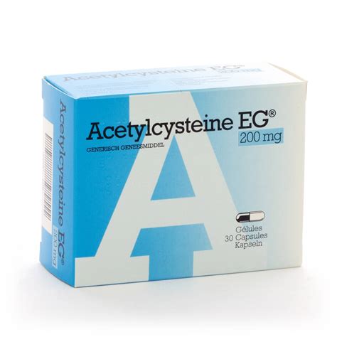 Acetylcysteine Eg Mg Capsules Online Bestellen Optiphar