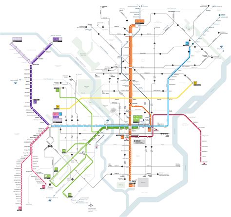 Transit Maps: Official Proposed Map: “SEPTA Metro” Map and Wayfinding, 2021