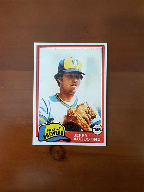 1981 Topps 596 Jerry Augustine For Sale Online EBay