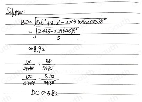 Solved Abcd Is A Quadrilateral Diagram Not Accurately Drawn Work Out