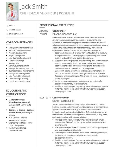 The 10 Best Executive Cv Examples