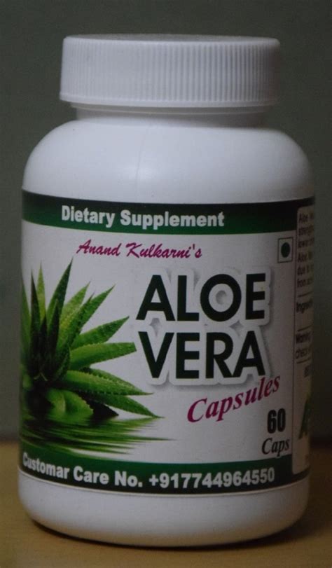 Aloe Vera Capsules Usage Clinical Personal At Rs 450 Bottle In