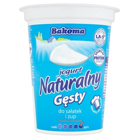 Bakoma Jogurt Naturalny G Sty G Zakupy Online Z Dostaw Do Domu