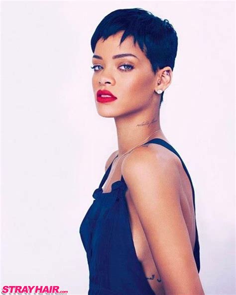 Rihannas Many Great Short Hairstyles – StrayHair