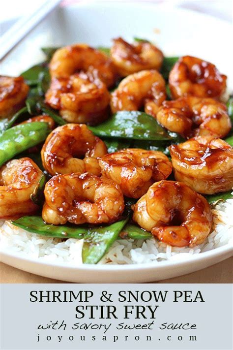 Shrimp And Snow Pea Stir Fry With Savory Sweet Sauce Artofit