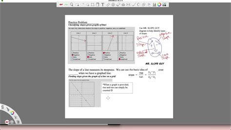 Ch 3 3 Classifying Slopes And Finding Slope Given The Graph Of A