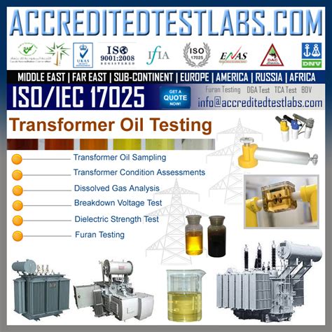 Transformer Oil Testing In Qatar Accredited Test Labs