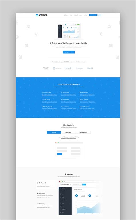 20 Desain Templat Landing Page Aplikasi Mobile Terbaik 2018 Envato Tuts