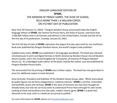 prince harrys memoir   join  list   famous books