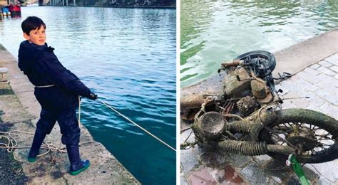 Questo Bambino Di 10 Anni Sta Pulendo Il Fiume Senna Con I Magneti Ha