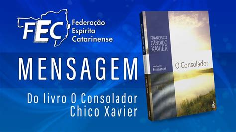 Mensagem Do Livro O Consolador YouTube