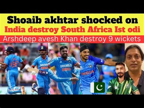 Shoaib Akhtar Shocked On India Beat South Africa Ist Odi Pak Media