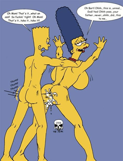 Rule 34 Anal Ass Bart Simpson Breasts Color Female Human Insertion Male Marge Simpson Nude