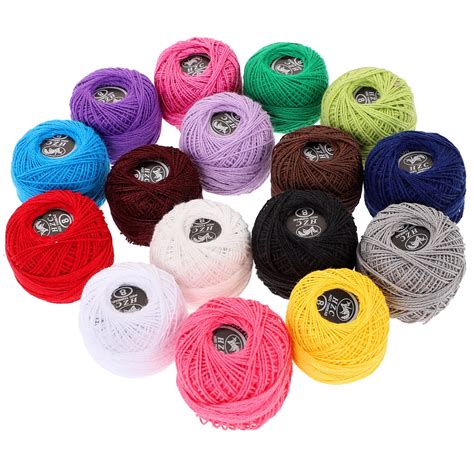 Hemoton Roll Embroidery Thread Set Cross Stitch Embroidery Wool