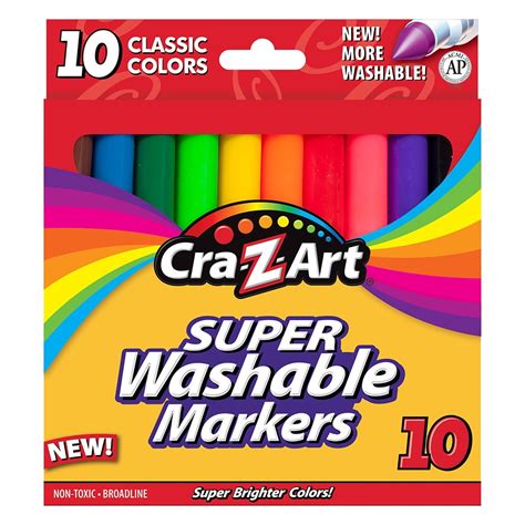 Cra Z Art Classic Washable Broadline Markers 10 Count 43 Off