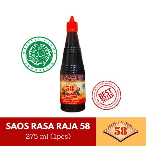 Jual Saos 58 Saos Rasa Raja Halal 275ml Shopee Indonesia