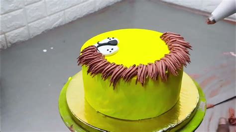 Lion Theme Cake Cartoon Cake Youtube