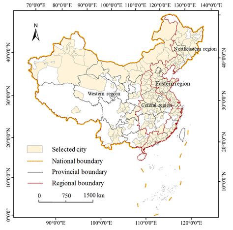 Spatial distribution of the study area. | Download Scientific Diagram