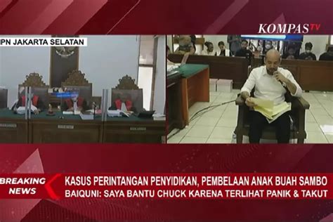 Isu Ada Pihak Miliki Utang Budi Pada Ferdy Sambo Baiquni Wibowo Bantah