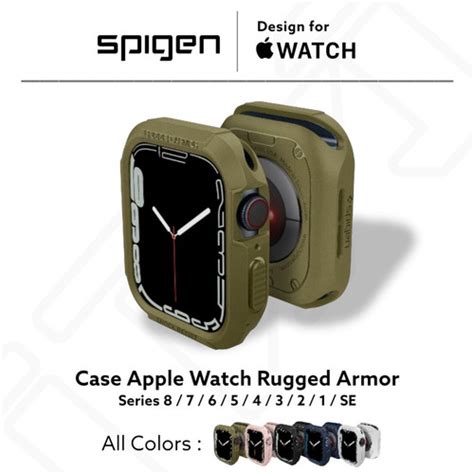 Jual Case Apple Watch Se Bumper Spigen Rugged Armor Iwatch