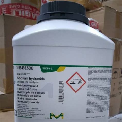 Jual Sodium Hydroxide Merck 50 Gram Natrium Hidroksida NaOH Sodium