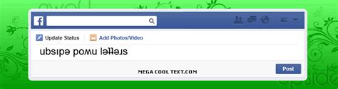 Upside down letters generator - cool text generator