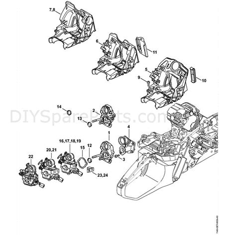 Stihl Ms 362 Chainsaw Ms 362 C Mq Parts Diagram Ms362cmq L Carb Bracket