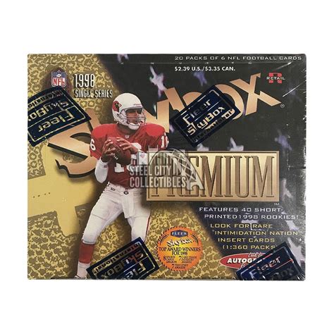 Fleer Skybox Premium Football Pack Retail Box Steel City