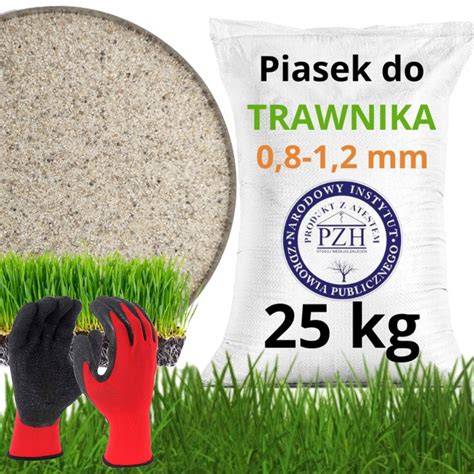 Piaskowanie Trawnika Trawy Piasek Gruby Gleba Piasek 0 8 1 2 Mm 25 KG