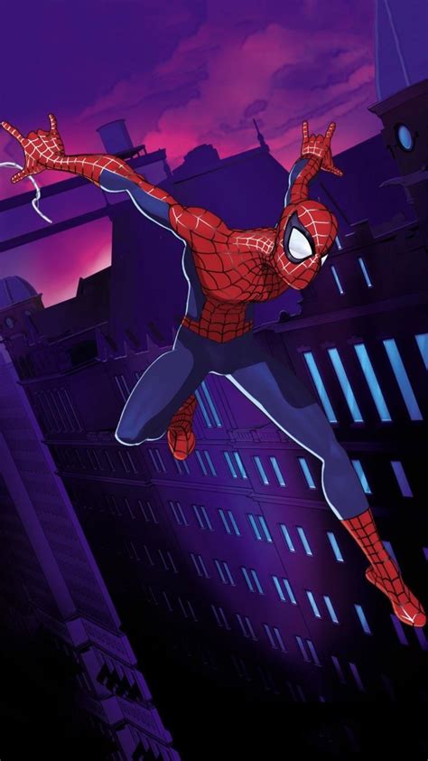 Ultimate Spiderman Cartoon Wallpaper