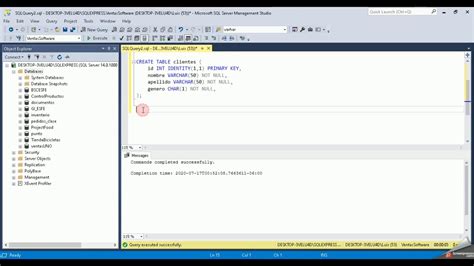 Comandos Ddl Y Dml En Sql Server 2019 Práctica Youtube