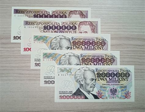 Banknoty Prl Zestaw Szt Unc Albumy Nbp Cz Stochowa B Eszno Olx Pl