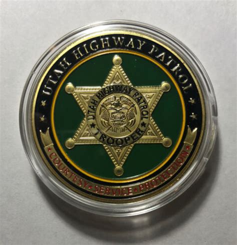 Utah Highway Patrol Challenge Coin Ebay