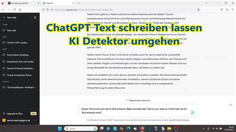 Chatgpt Text Umschreiben Lassen Und Ki Detektor Umgehen So Gehts