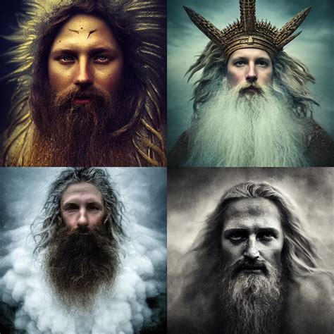 God Perun Portrait Slavic Mythology Ethereal Stable Diffusion