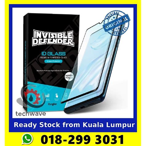 Original Ringke Invisible Defender Huawei P Pro Tempered Glass Full