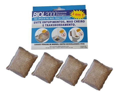 Biol2000 Biodegradador Limpa Fossa E Caixa De Gordura 60g BIOPLUS